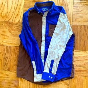Multicolored corduroy button down!